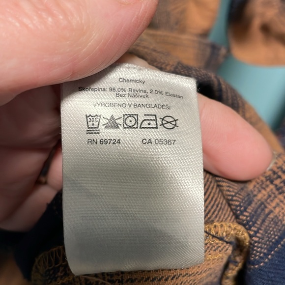 Columbia Pine Street Brown Cotton Flannel midi dress - Picture 10 of 10